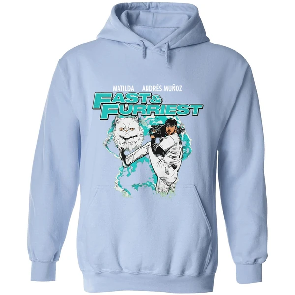 Matilda Andres Munoz Fast And Furriest Seattle Mariners Hoodie - Image 4