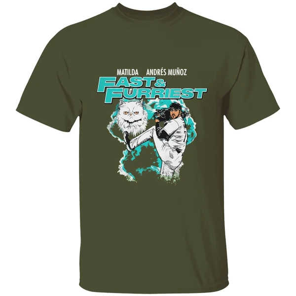 Matilda Andres Munoz Fast And Furriest Seattle Mariners Shirt - Image 3