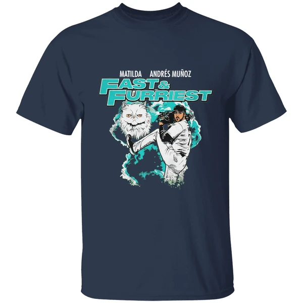 Matilda Andres Munoz Fast And Furriest Seattle Mariners Shirt - Image 4