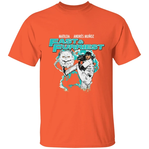 Matilda Andres Munoz Fast And Furriest Seattle Mariners Shirt - Image 5