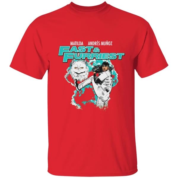 Matilda Andres Munoz Fast And Furriest Seattle Mariners Shirt - Image 6