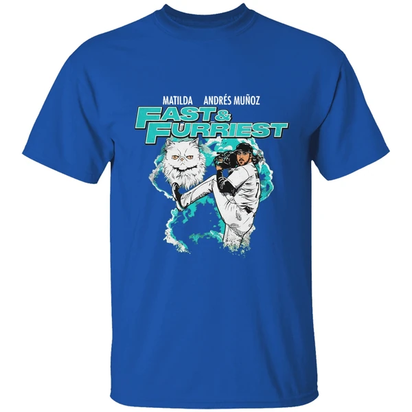 Matilda Andres Munoz Fast And Furriest Seattle Mariners Shirt - Image 7