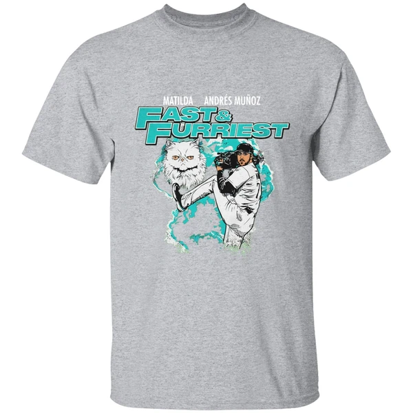 Matilda Andres Munoz Fast And Furriest Seattle Mariners Shirt - Image 8