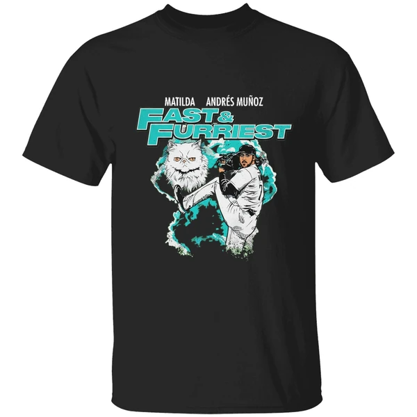 Matilda Andres Munoz Fast And Furriest Seattle Mariners Shirt - Image 9