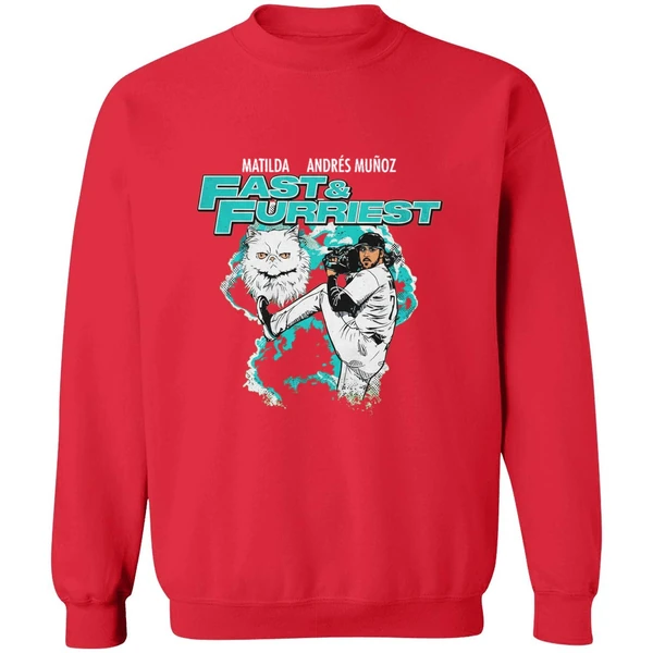Matilda Andres Munoz Fast And Furriest Seattle Mariners Sweashirt