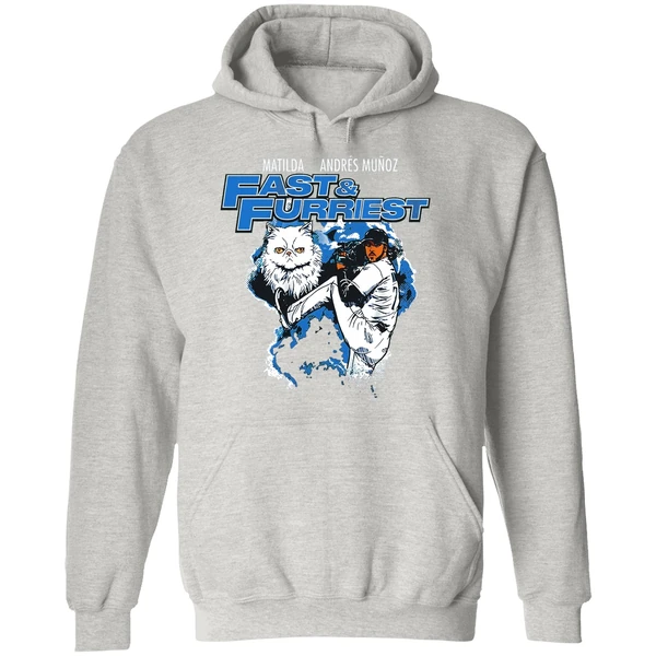 Matilda Andres Munoz Seattle Mariners Fast And Furriest Hoodie - Image 9