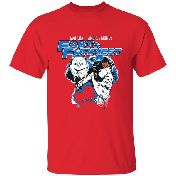 matilda andres munoz seattle mariners fast and furriest shirt red