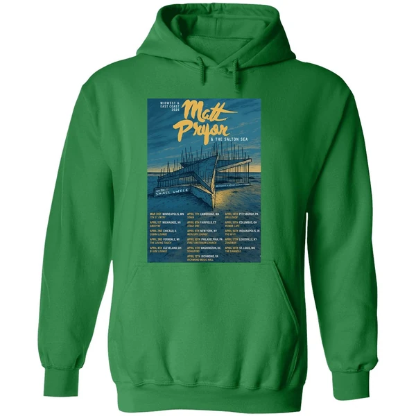 Matt Pryor Midwest And East Coast 2026 Tour Poster Hoodie - Image 2