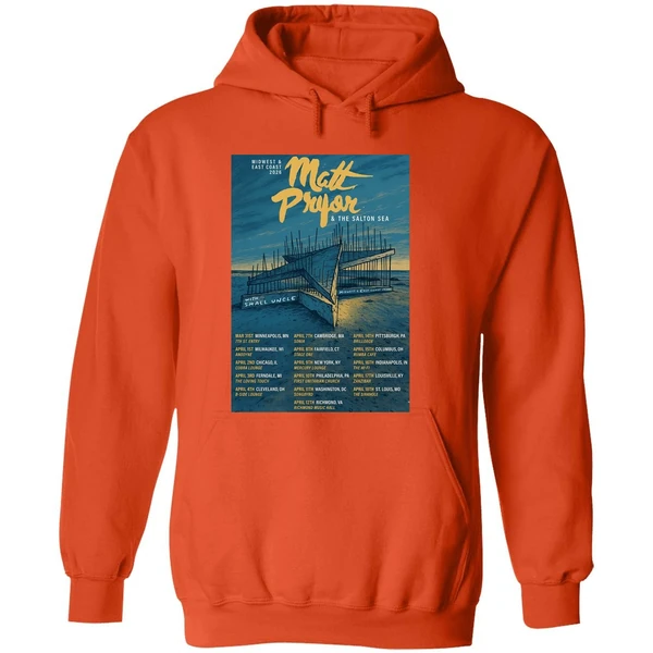 Matt Pryor Midwest And East Coast 2026 Tour Poster Hoodie - Image 6