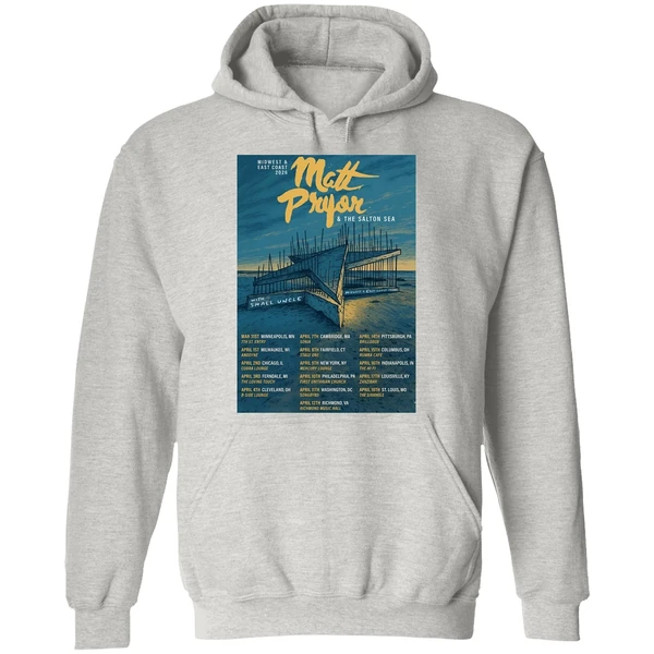 Matt Pryor Midwest And East Coast 2026 Tour Poster Hoodie - Image 9