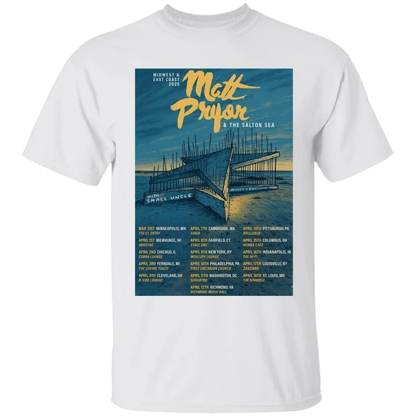 Matt Pryor Midwest And East Coast 2026 Tour Poster Shirt