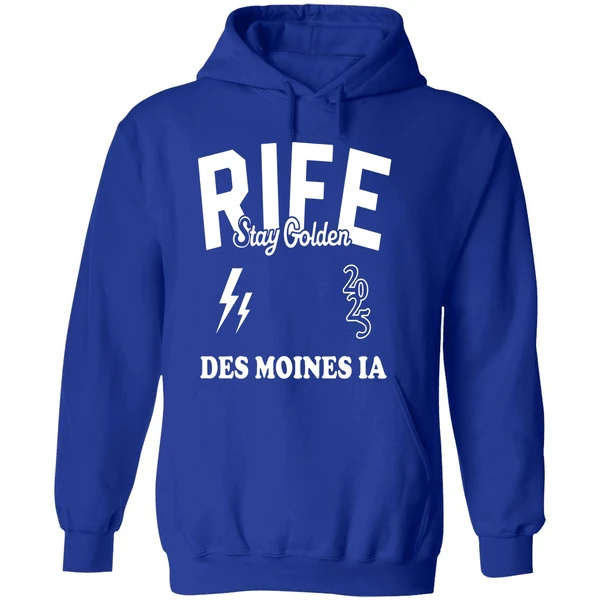 Matt Rife Wearing Rife Stay Golden Des Moines Ia 2025 Hoodie - Image 7