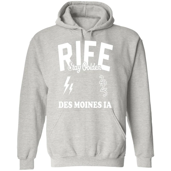 Matt Rife Wearing Rife Stay Golden Des Moines Ia 2025 Hoodie - Image 9