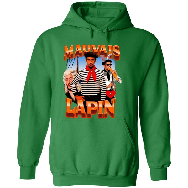 Mauvais Lapin Bad Bunny Graphic Hoodie - Image 2