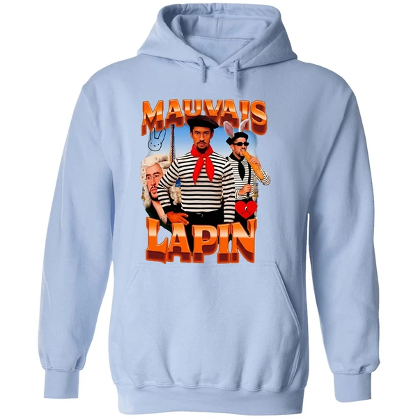Mauvais Lapin Bad Bunny Graphic Hoodie - Image 4