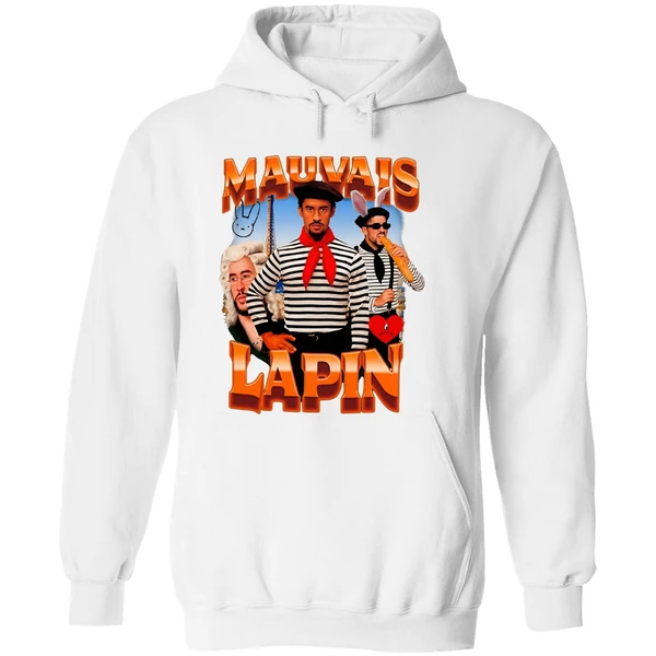 Mauvais Lapin Bad Bunny Graphic Hoodie - Image 8