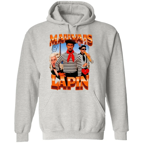 Mauvais Lapin Bad Bunny Graphic Hoodie - Image 9