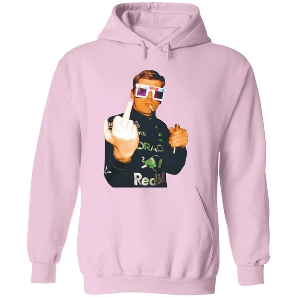 Max Verstappen Champion Smoking Middle Finger Hoodie - Image 5