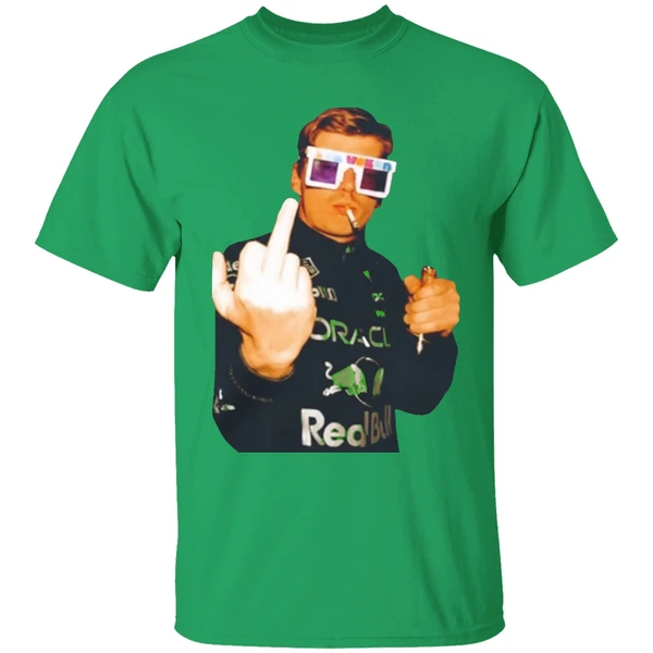 Max Verstappen Champion Smoking Middle Finger Shirt - Image 2