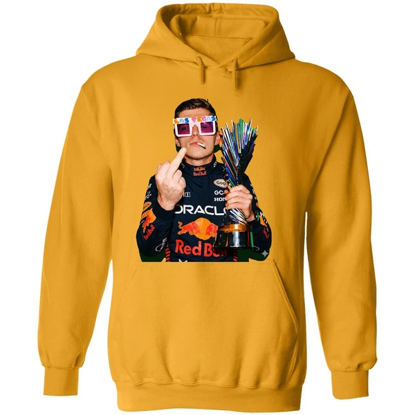 Max Verstappen Pink Lego Sunglasses Middle Finger Las Vegas Gp 2025 Hoodie