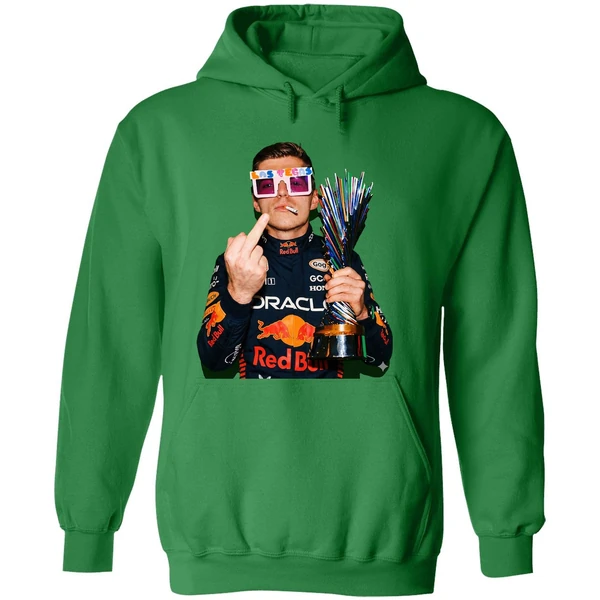 Max Verstappen Pink Lego Sunglasses Middle Finger Las Vegas Gp 2025 Hoodie - Image 2