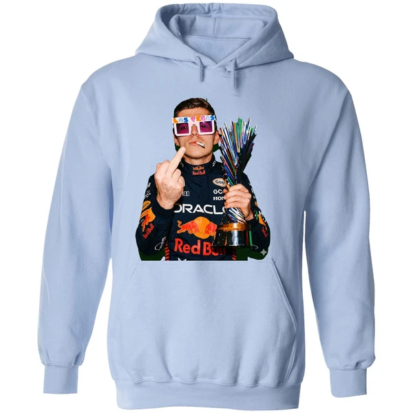 Max Verstappen Pink Lego Sunglasses Middle Finger Las Vegas Gp 2025 Hoodie - Image 4