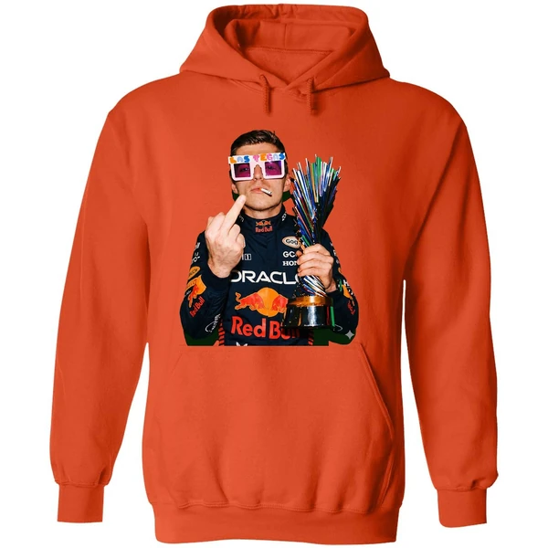 Max Verstappen Pink Lego Sunglasses Middle Finger Las Vegas Gp 2025 Hoodie - Image 6