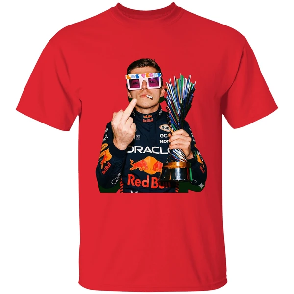 Max Verstappen Pink Lego Sunglasses Middle Finger Las Vegas Gp 2025 Shirt - Image 4