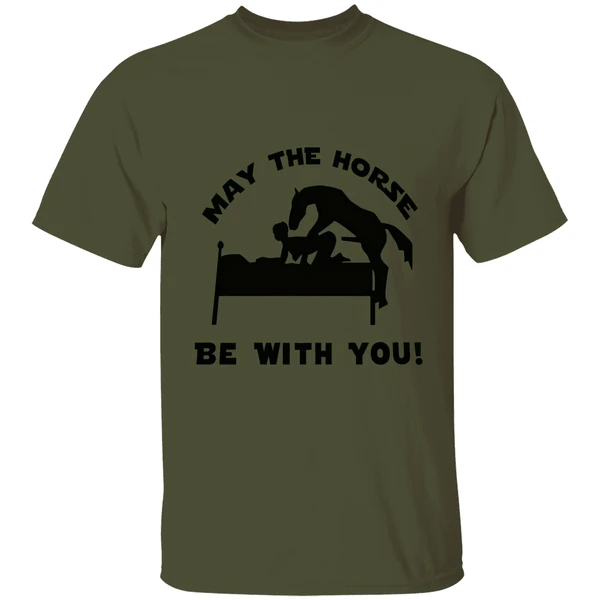 May The Horse Be With You Adult Humor 2026 Shirt - Image 9