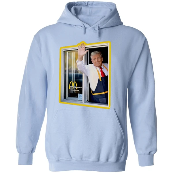 Mcdonalds Trump Drive Thru Window Hoodie - Image 4