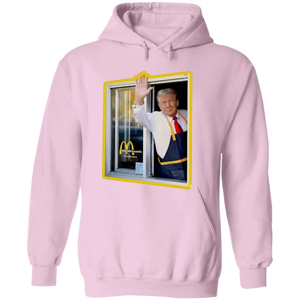Mcdonalds Trump Drive Thru Window Hoodie - Image 5