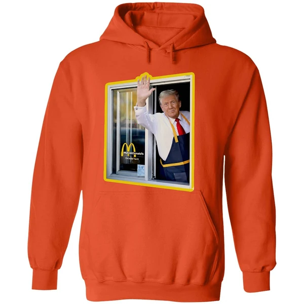 Mcdonalds Trump Drive Thru Window Hoodie - Image 6