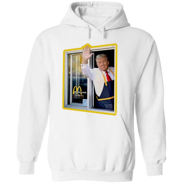 Mcdonalds Trump Drive Thru Window Hoodie - Image 8