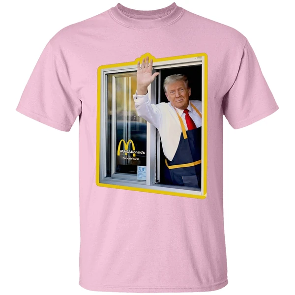 Mcdonalds Trump Drive Thru Window Shirt - Image 3