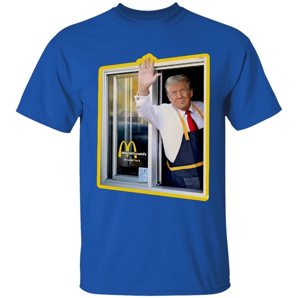 Mcdonalds Trump Drive Thru Window Shirt - Image 8