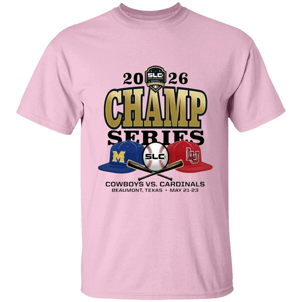 Mcneese State Cowboys Vs Lamar University Cardinals Southland Conference Shirt - Image 2