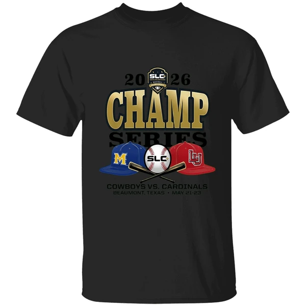 Mcneese State Cowboys Vs Lamar University Cardinals Southland Conference Shirt - Image 7