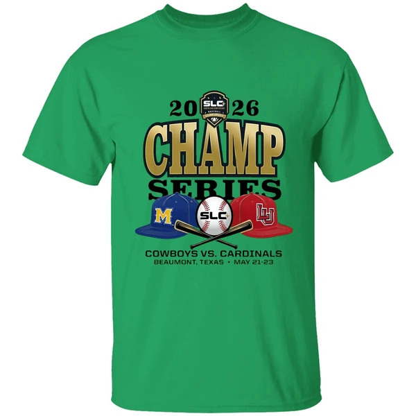 Mcneese State Cowboys Vs Lamar University Cardinals Southland Conference Shirt - Image 8
