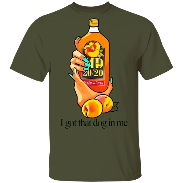 Md 20 20 Peaches Vs Cream I Got That Dog In Me Shirt - Image 3