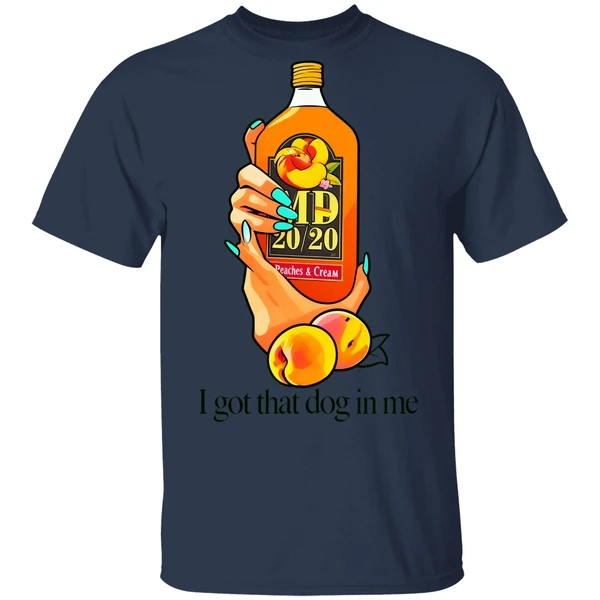 Md 20 20 Peaches Vs Cream I Got That Dog In Me Shirt - Image 4