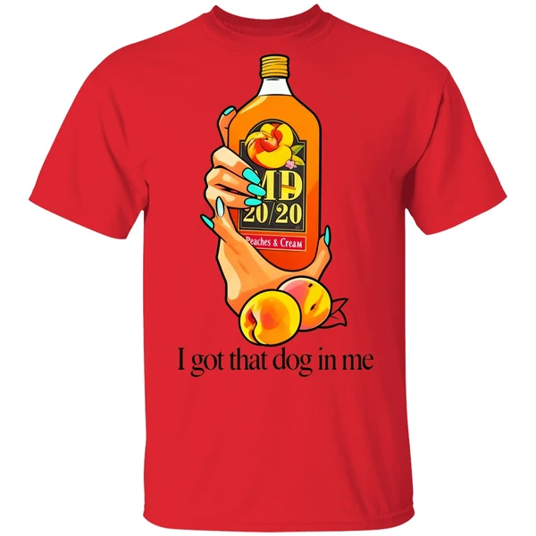 Md 20 20 Peaches Vs Cream I Got That Dog In Me Shirt - Image 6