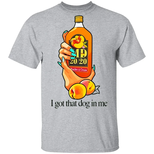 Md 20 20 Peaches Vs Cream I Got That Dog In Me Shirt - Image 8
