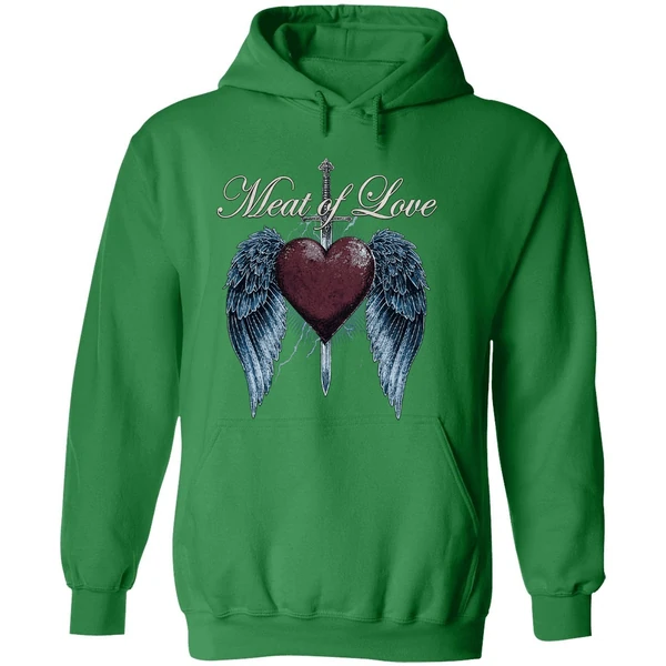 Meatcanyon Store Merch Meat Of Love Vintage Tour 2025 Hoodie - Image 2