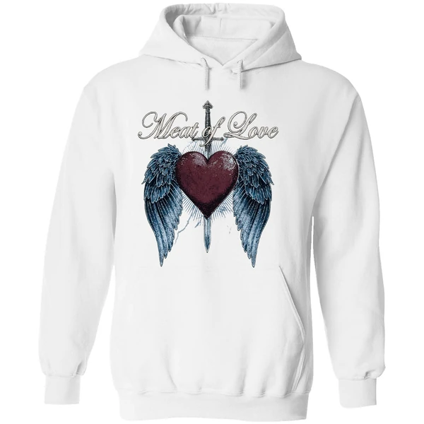 Meatcanyon Store Merch Meat Of Love Vintage Tour 2025 Hoodie - Image 8