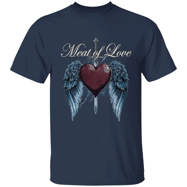 meatcanyon store merch meat of love vintage tour 2025 shirt navy