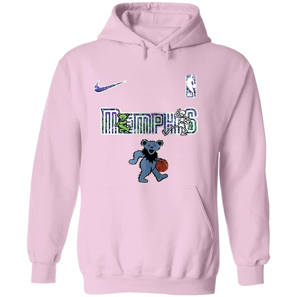 Memphis Grizzlies Grateful Dead 60th Anniversary Bears Hoodie - Image 5