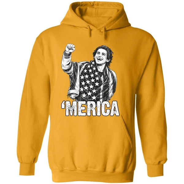 Merica Jack Hughes Olympic Gold Medal Usa Hockey Hoodie