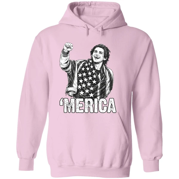Merica Jack Hughes Olympic Gold Medal Usa Hockey Hoodie - Image 5