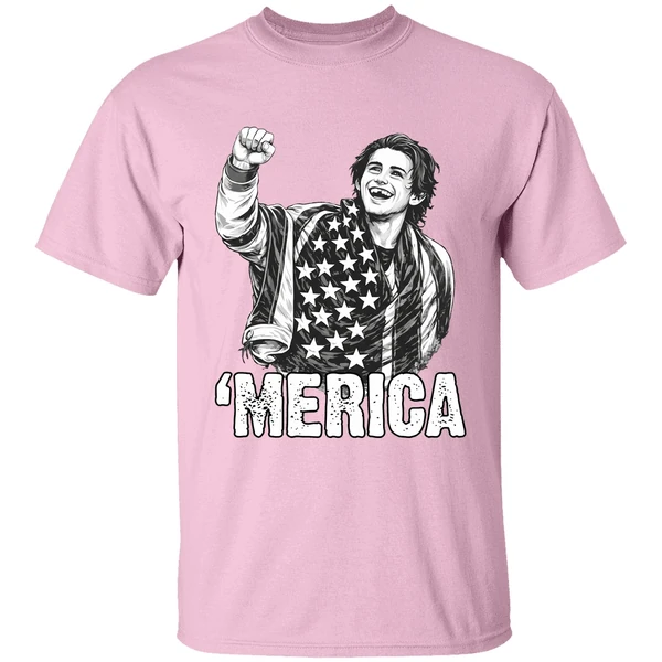 Merica Jack Hughes Olympic Gold Medal Usa Hockey Shirt - Image 3