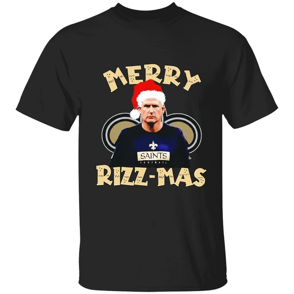 Merry Rizzmas Darren Rizzi New Orleans Saints Christmas Shirt